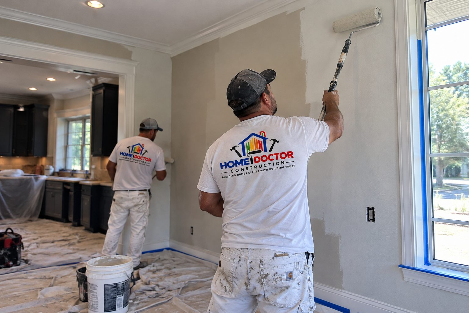 Home Doctor Construction project photography related to Interior Painting Preparation Checklist